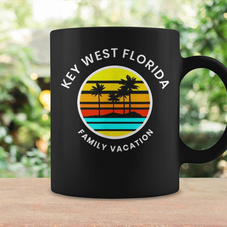 Key West Florida Family Vacation Sunset Palm Trees Coffee Mug Gifts ideas
