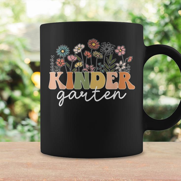Kindergarten Teacher Wildflower Back To School Floral Outfit Coffee Mug Gifts ideas