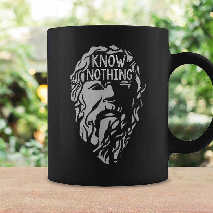 Know Nothing Socrates Philosophy History Quote Coffee Mug Gifts ideas
