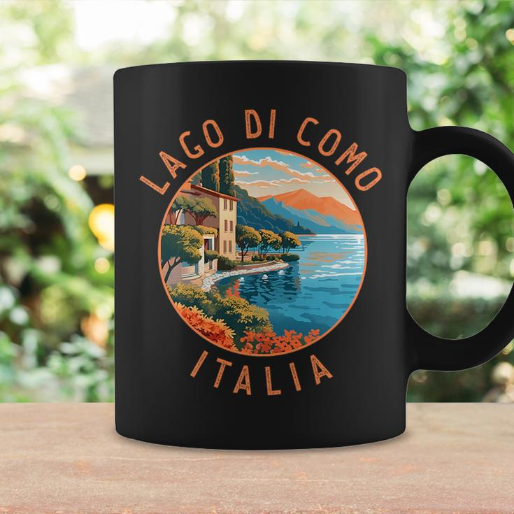 Lago Di Como Italia Distressed Circle Vintage Coffee Mug Gifts ideas