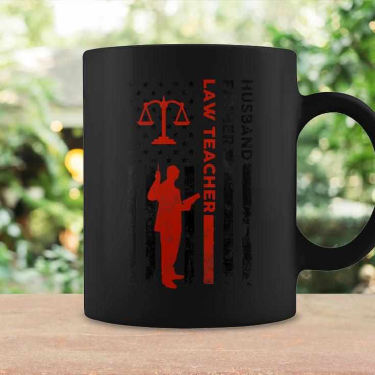 Law Teacher Husband Dad Vintage Usa Flag American Fathers Gift For Womens Gift For Women Coffee Mug Gifts ideas