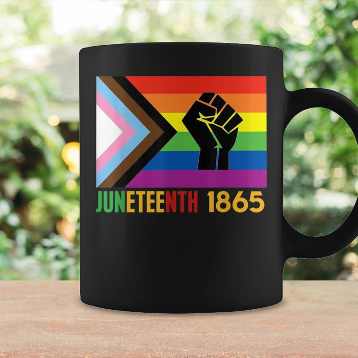 Lesbian Junenth 1865 Lgbt Gay Pride Flag Black History Coffee Mug Gifts ideas