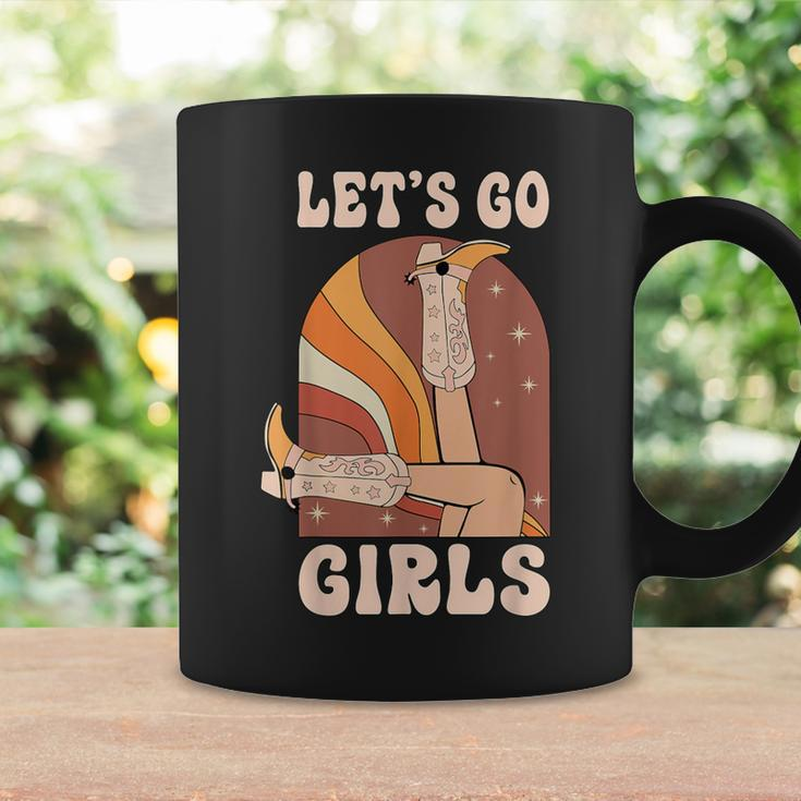 Let's Go Girls Western Cowgirl Bride Bridesmaid Bachelorette Coffee Mug Gifts ideas