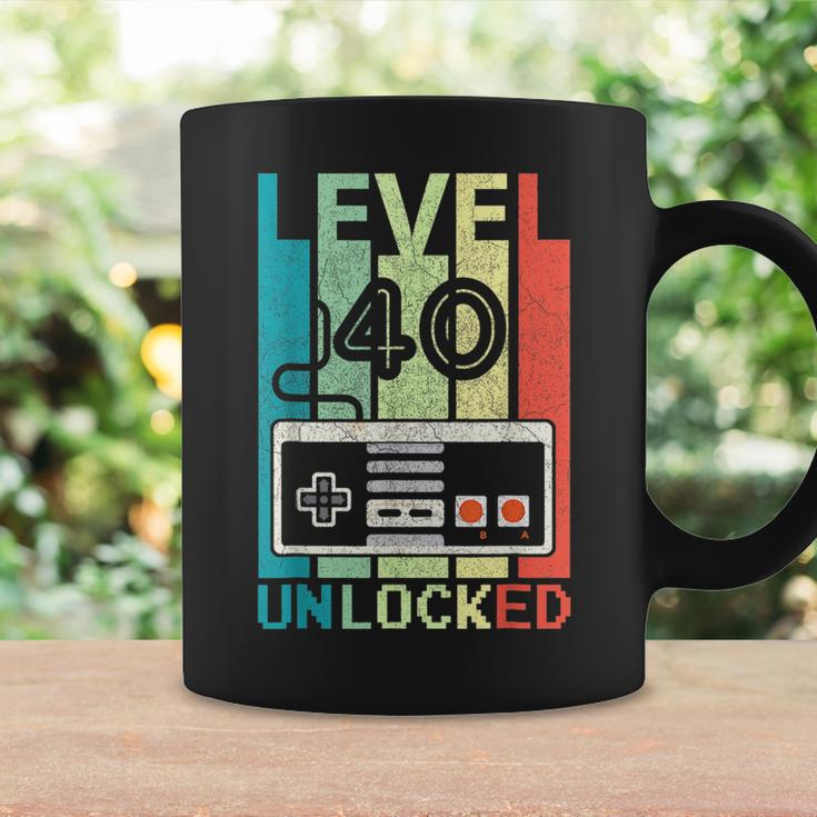 Level 40 Unlocked Video Gamer 40Th Birthday Gifts 40Th Birthday Funny Gifts Coffee Mug Gifts ideas