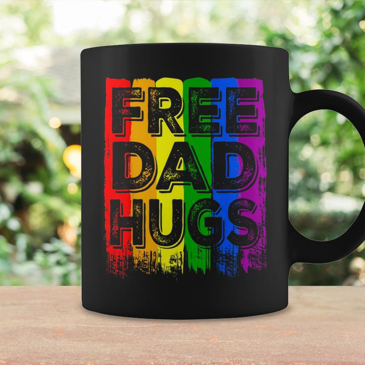 Lgbt Flag Proud Dad Free Mom Hugs Gay Lesbian Pride Rainbow Coffee Mug Gifts ideas
