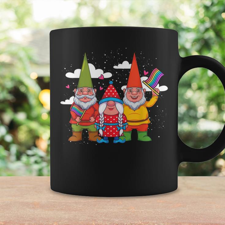 Lgbt Gay Pride Garden Gnome Lover Rainbow Flag Nordic Gnome Coffee Mug Gifts ideas