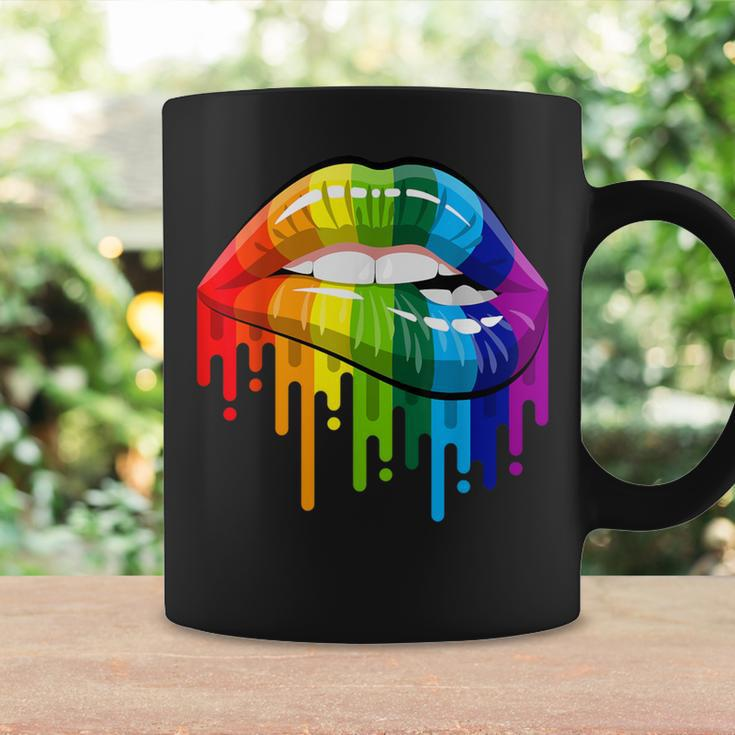 Lgbt Rainbow Lips Pride Gay Homosexual Lesbian Coffee Mug Gifts ideas