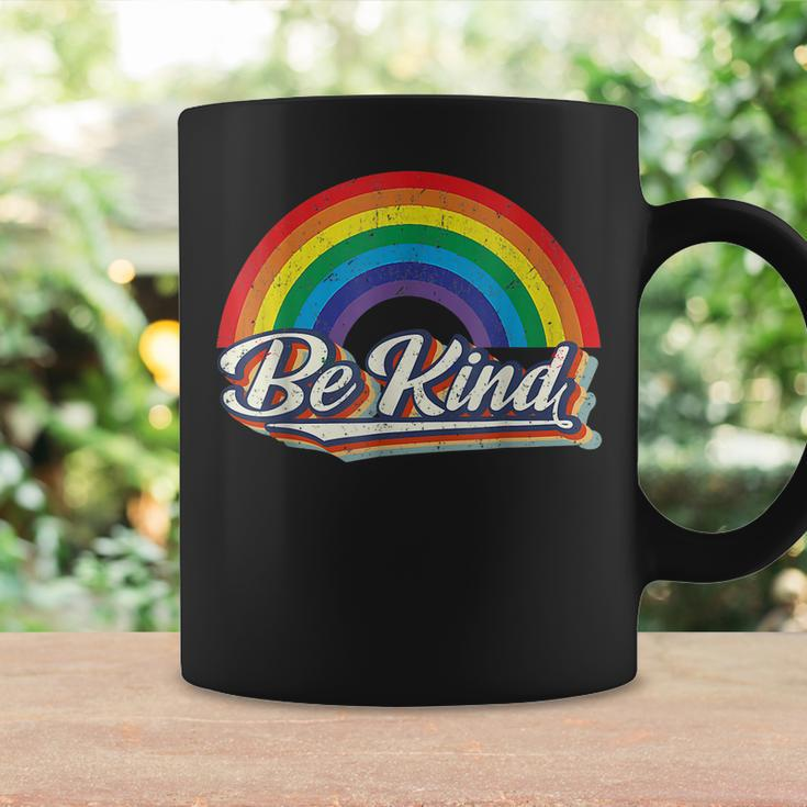 Lgbtq Ally Be Kind Gay Pride Lgbt Rainbow Flag Retro Coffee Mug Gifts ideas