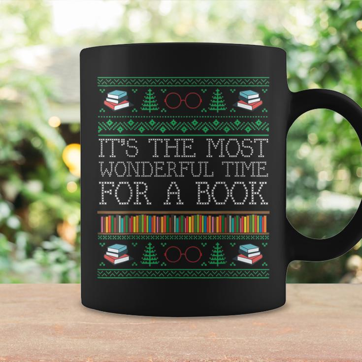Librarian Books Reading Ugly Christmas Sweaters Coffee Mug Gifts ideas