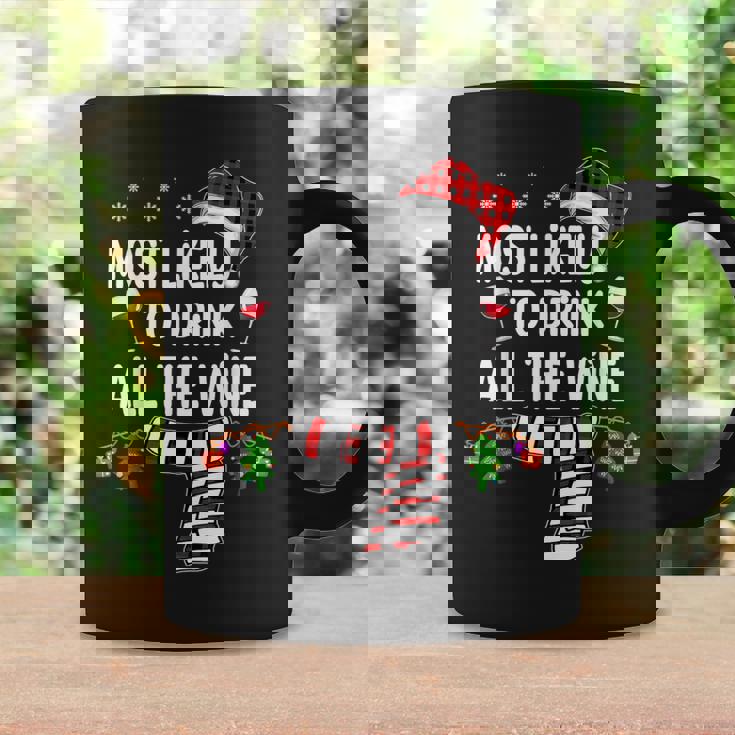 Most Likely To Drink All The Wine Family Christmas Pajamas Coffee Mug Gifts ideas
