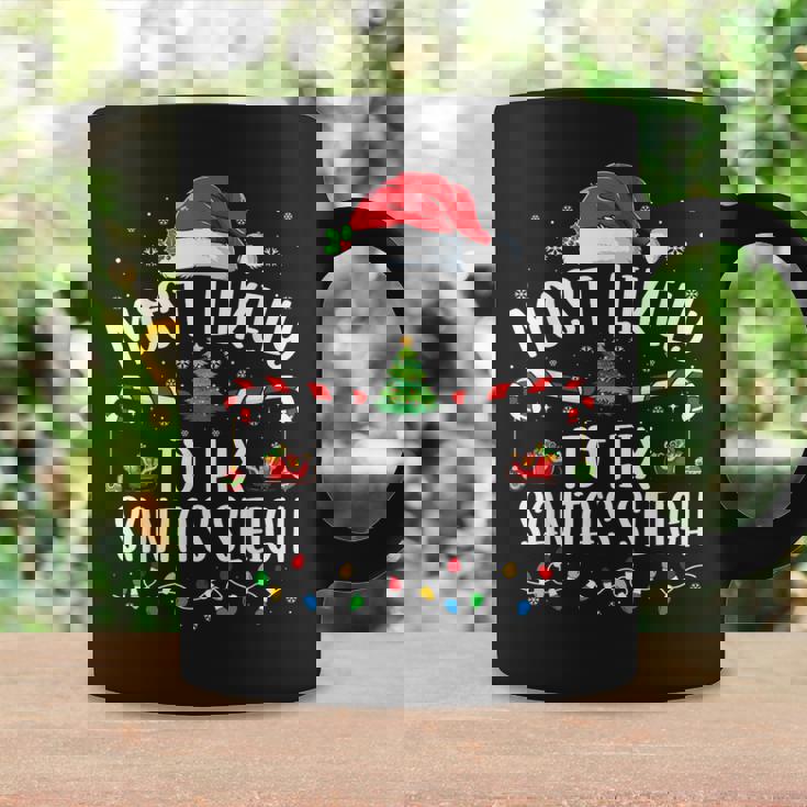 Most Likely To Fix Santa's Sleigh Family Christmas Pajama Coffee Mug Gifts ideas