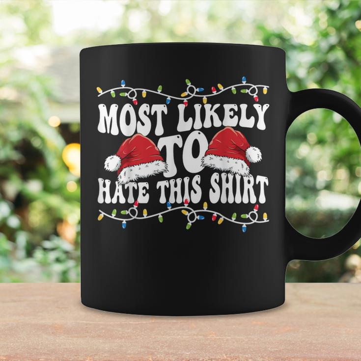 Most Likely To Hit This Matching Family Christmas Coffee Mug Gifts ideas