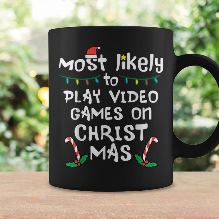 Most Likely Play Video Game Christmas Xmas Family Gamer Boys Coffee Mug Gifts ideas