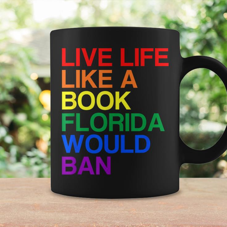 Live Like Book In Florida Lgbtq Rainbow Gift Lgbtqia Pride Coffee Mug Gifts ideas