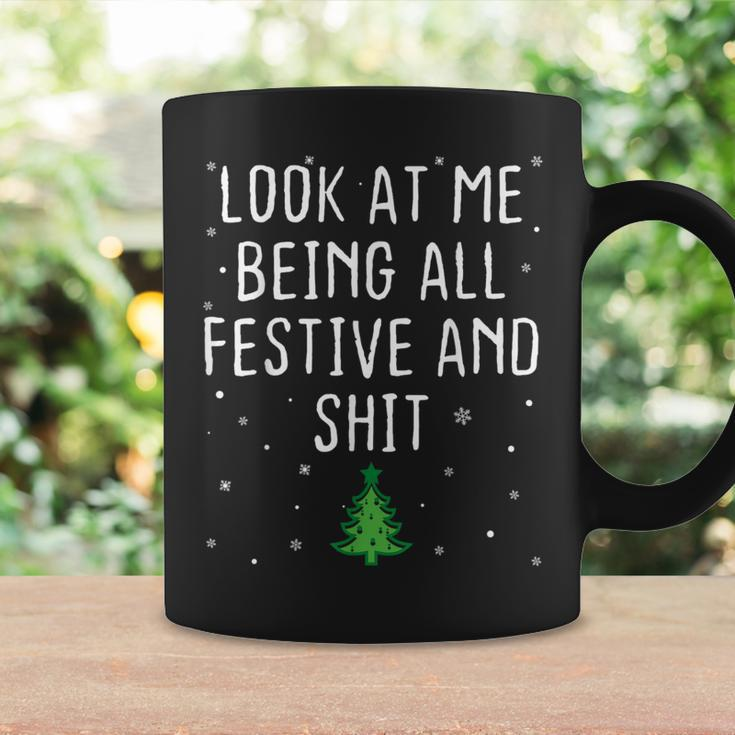 Look At Me Being All Festive And Shits Humorous Xmas 2023 Coffee Mug Gifts ideas