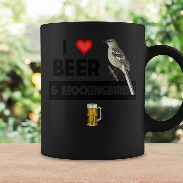 I Love Beer And Northern Mockingbird Arkansas State Bird Coffee Mug Gifts ideas