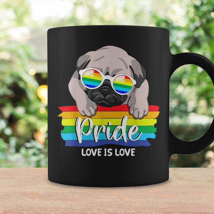 Love Is Love Lgbt Gay Pride Month Pug Dog Lover Lgbt Pride Coffee Mug Gifts ideas