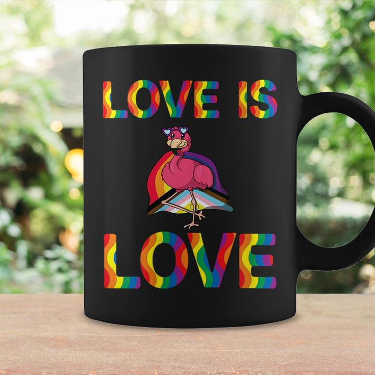 Love Is Love Queer Flamingo Gay Flamingo Lgbtqueer Coffee Mug Gifts ideas