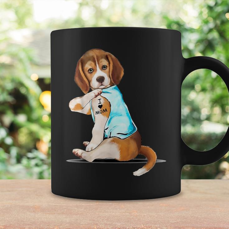 I Love Mom Beagle Harrier Tattooed Coffee Mug Gifts ideas