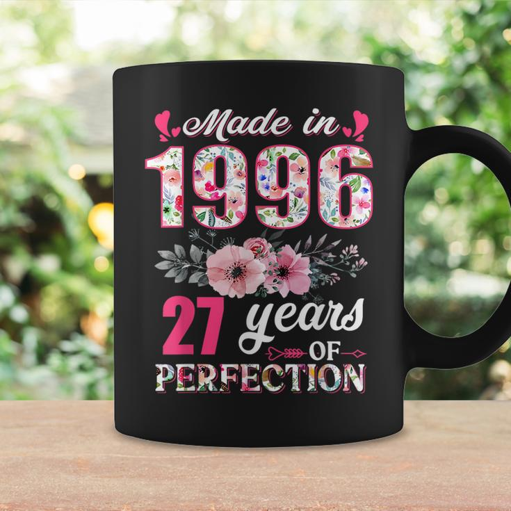 Made In 1996 Floral 27 Year Old 27 Th Birthday Gifts Women Coffee Mug Gifts ideas