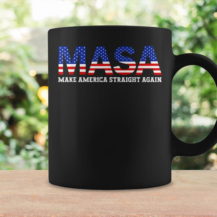 Make America Straight Again Political Funny Masa 4Th Of July Coffee Mug Gifts ideas