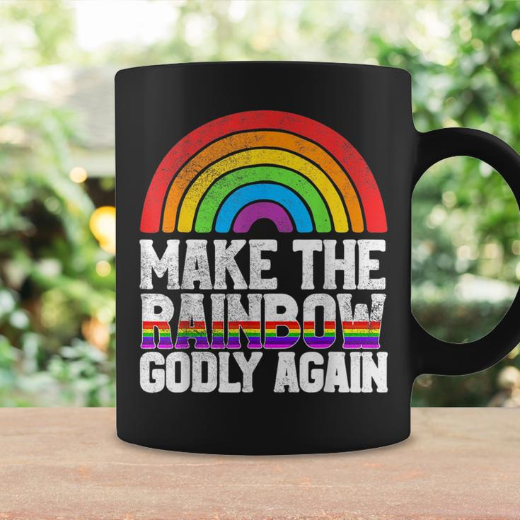 Make The Rainbow Godly Again Lgbt Flag Gay Pride Coffee Mug Gifts ideas