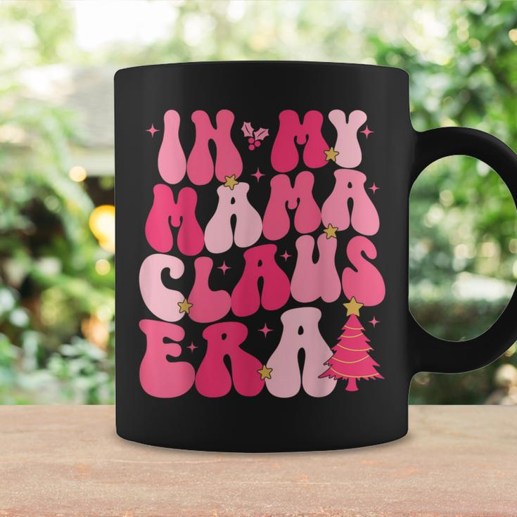 In My Mama Claus Era Groovy Christmas Mama Claus Coffee Mug Gifts ideas
