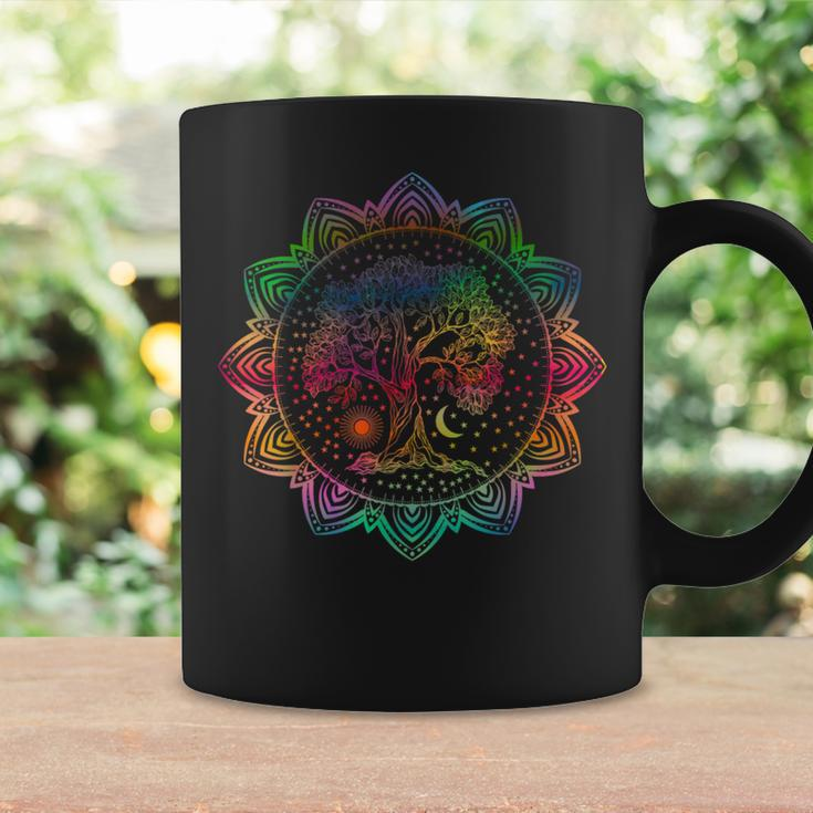 Mandala Moon Tree Of Life Spiritual Chakra Coffee Mug Gifts ideas