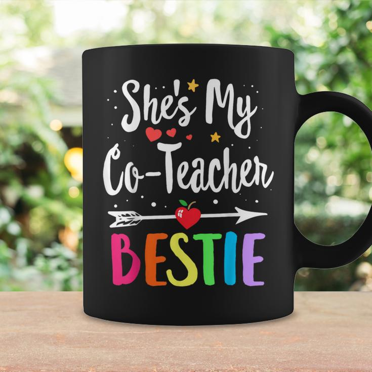 Matching Co-Teacher Best Friend She's My Bestie Work Team Coffee Mug Gifts ideas