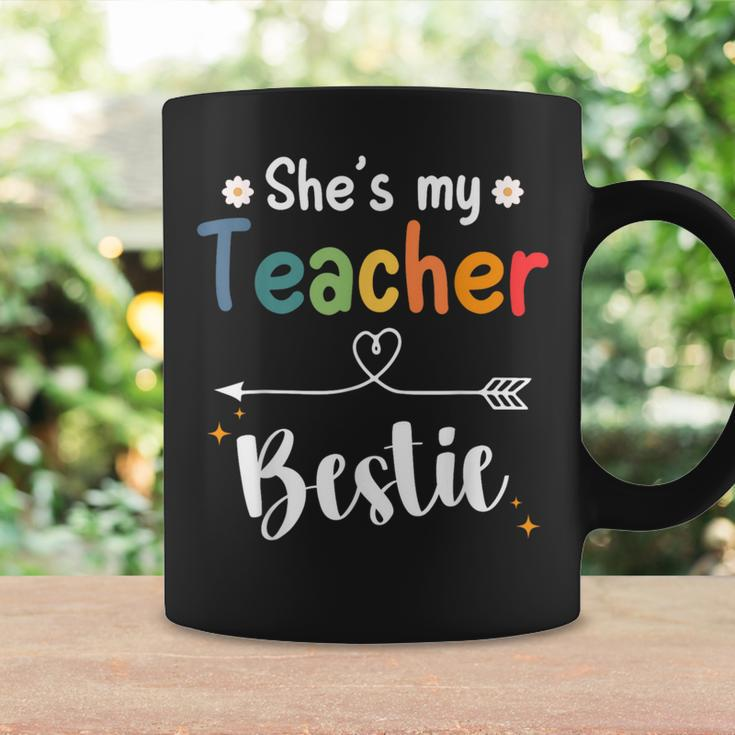 Matching Teachers Best Friend She's My Teacher Bestie Coffee Mug Gifts ideas