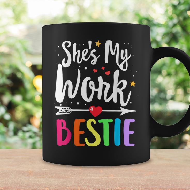 Matching Work Best Friend She's My Work Bestie Coffee Mug Gifts ideas