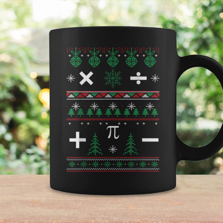 Math Teacher Ugly Christmas Sweater Party Coffee Mug Gifts ideas