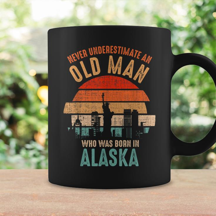 Mb Never Underestimate An Old Man Born In Alaska Coffee Mug Gifts ideas