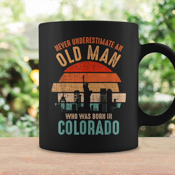 Mb Never Underestimate An Old Man Born In Colorado Coffee Mug Gifts ideas