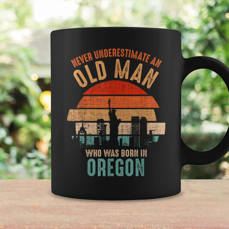 Mb Never Underestimate An Old Man Born In Oregon Coffee Mug Gifts ideas