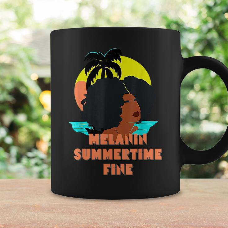 Melanin Summertime Fine Afro Love Women Coffee Mug Gifts ideas