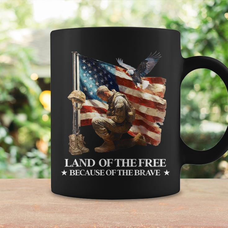 Memorial Day Land Of Free Because Of Brave Veterans American Coffee Mug Gifts ideas