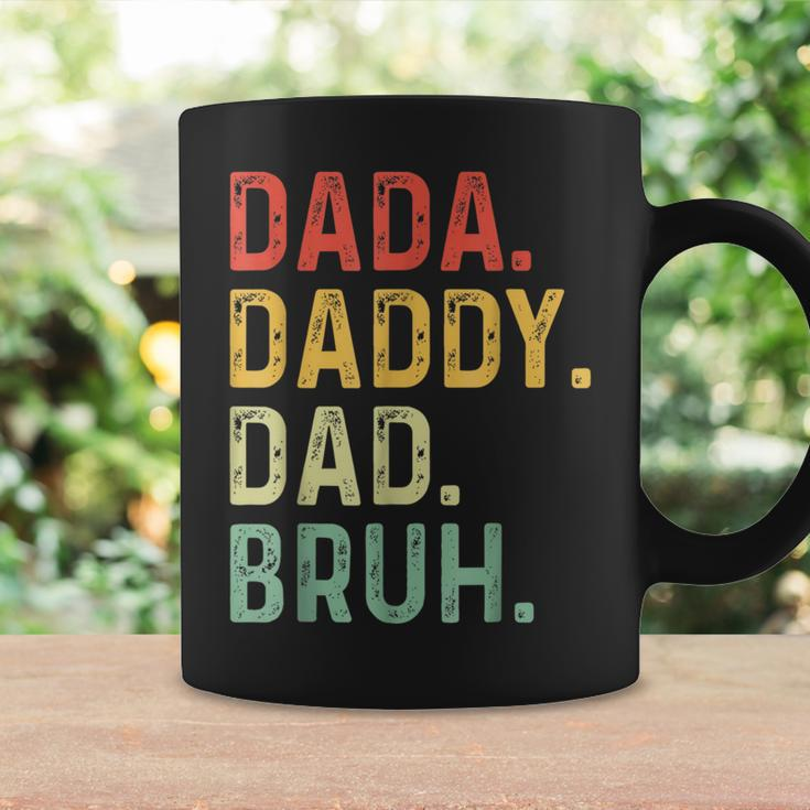Men Dada Daddy Dad Bruh Fathers Day Vintage Funny Father Coffee Mug Gifts ideas