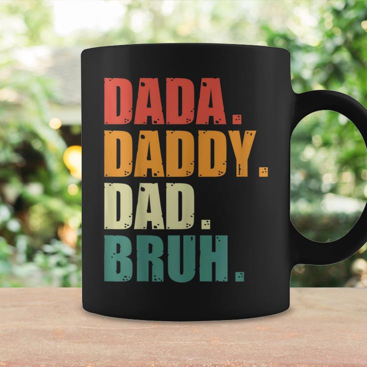 Men Dada Daddy Dad Bruh Funny Father Vintage Fathers Day Coffee Mug Gifts ideas
