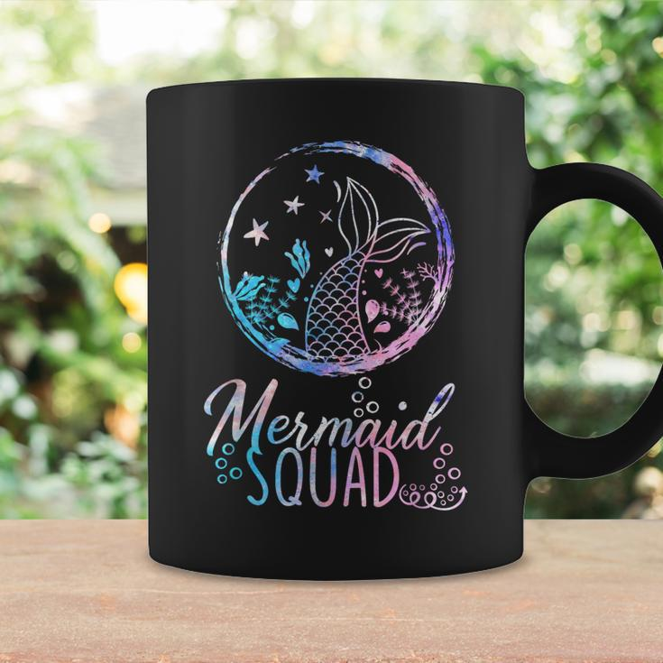 Mermaid Birthday Squad Party Matching Family Mermaid Lovers Coffee Mug Gifts ideas