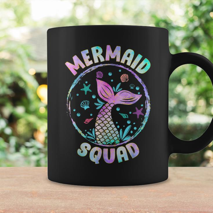 Mermaid Squad Themed Birthday Party Mermaids Family Matching Coffee Mug Gifts ideas
