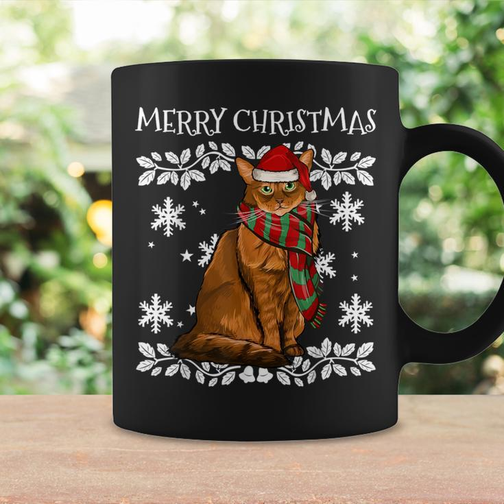 Merry Christmas Ornament Somali Cat Xmas Santa Coffee Mug Gifts ideas