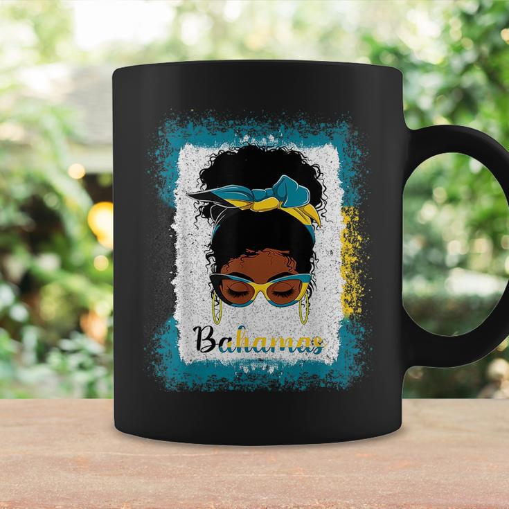 Messy Bun Bahamian Bahamas Flag Womens Woman Girl Bahamas Funny Gifts Coffee Mug Gifts ideas