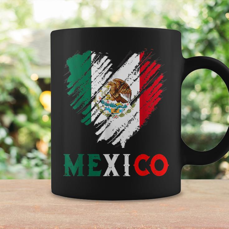 Mexico City Mexican Flag Heart Viva Mexico Independence Day Coffee Mug Gifts ideas