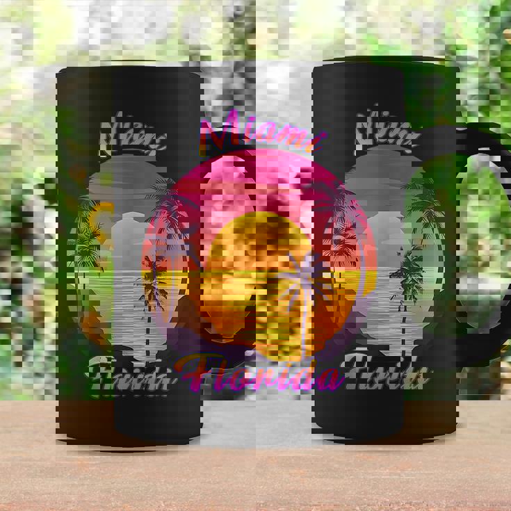 Miami Florida Fl Tropical Summer Vacation Souvenir Florida Gifts & Merchandise Funny Gifts Coffee Mug Gifts ideas