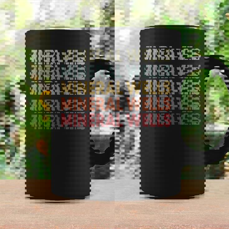 Mineral-Wells Texas Mineral-Wells Tx Retro Vintage Text Coffee Mug Gifts ideas
