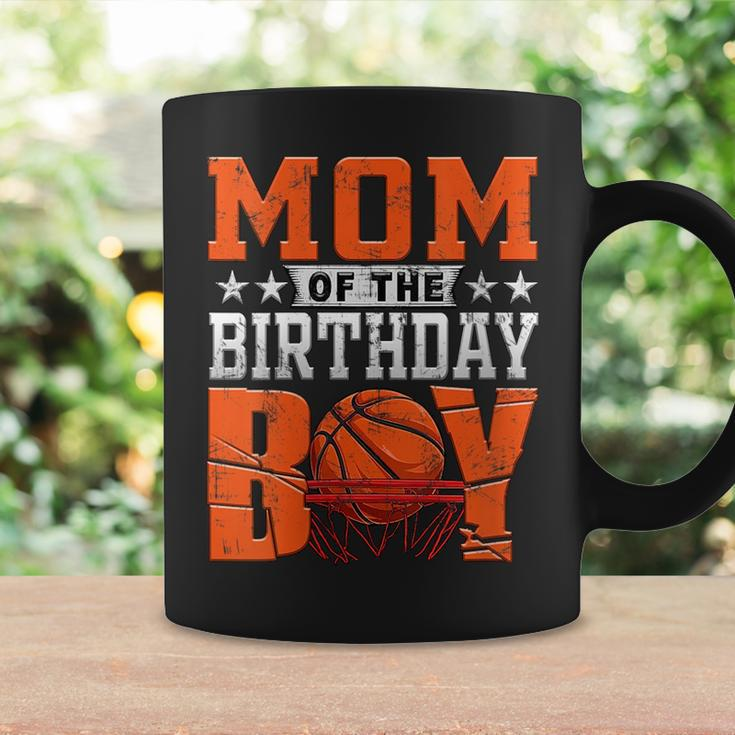 Mom Basketball Birthday Boy Family Baller B-Day Party Coffee Mug Gifts ideas