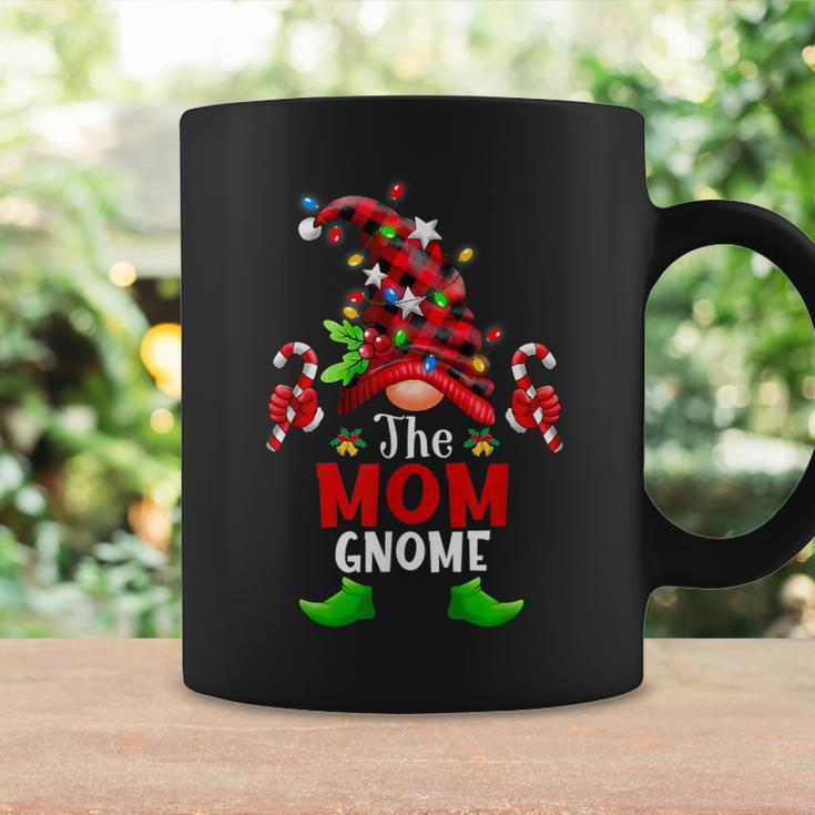 Mom Gnome Christmas Buffalo Plaid Family Gnomes Matching Pjs Coffee Mug Gifts ideas