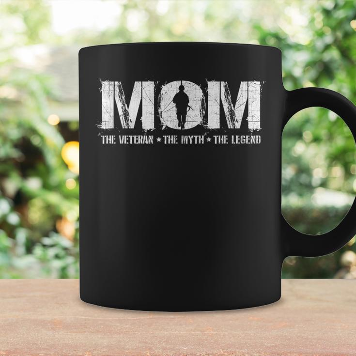 Mom The Veteran The Myth The Legend Military Coffee Mug Gifts ideas