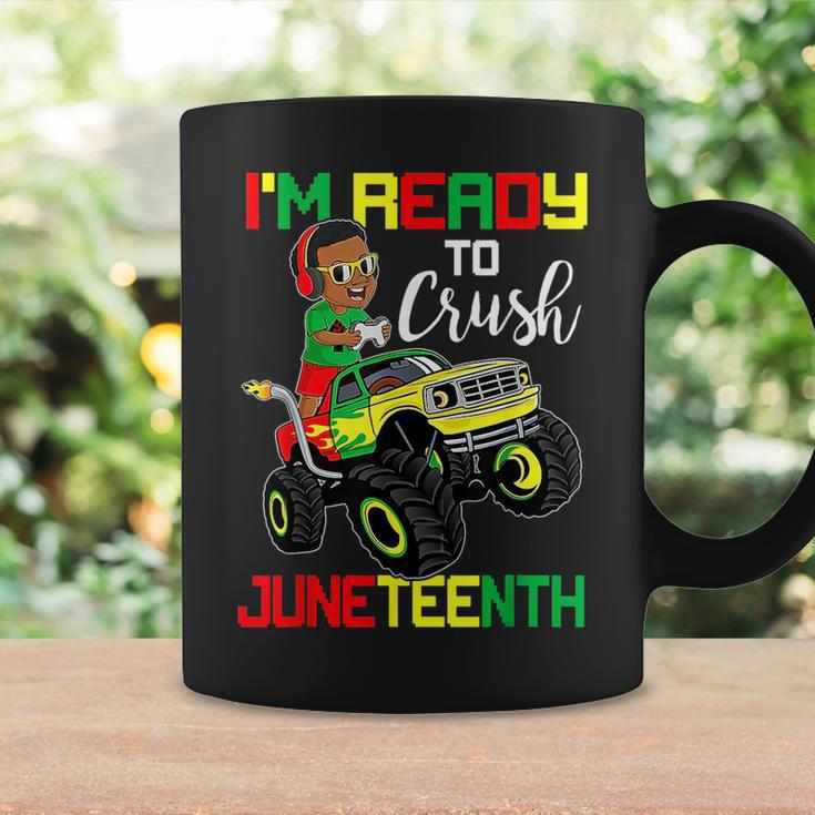 Monster Truck Im Ready To Crush Junenth Gamer Boys Kids Coffee Mug Gifts ideas